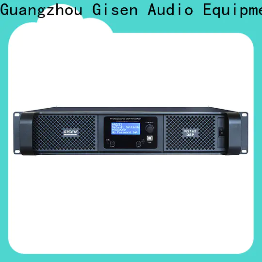 Gisen 4 channel best power amplifier in the world factory for stage