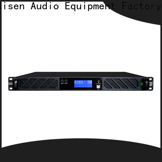 Gisen multiple functions multi channel amplifier manufacturer for venue
