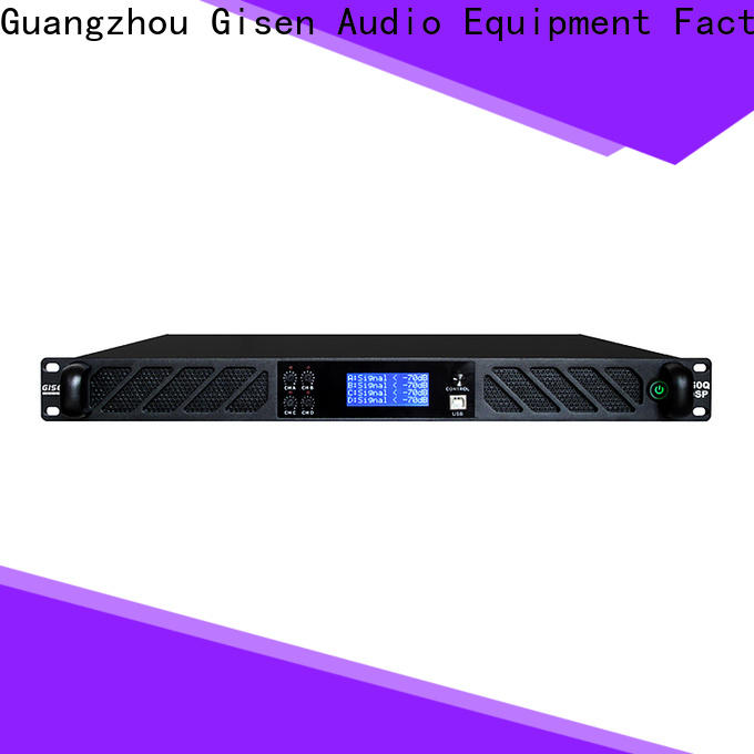 Gisen high quality audio amplifier pro supplier for stage