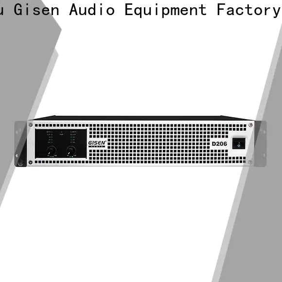 Gisen guangzhou class d audio amplifier fast shipping for ktv