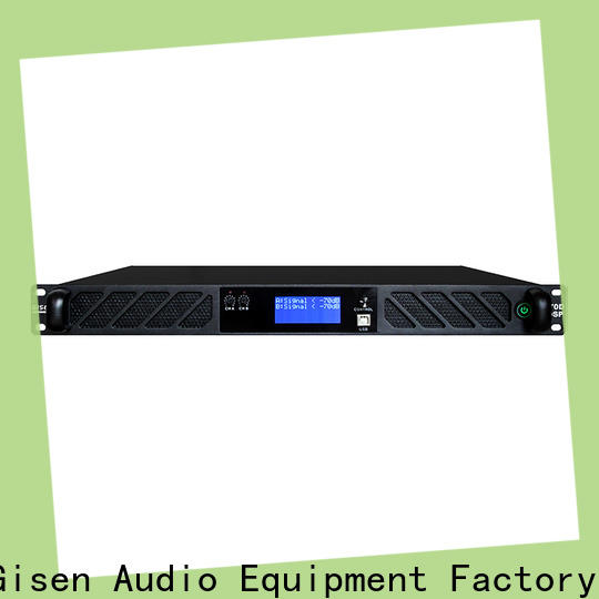 Gisen touch screen dsp amplifier supplier for venue