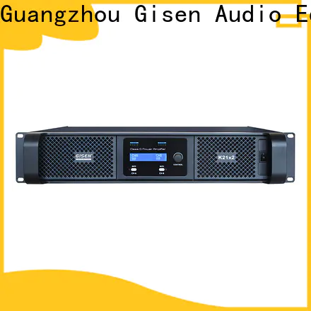 Gisen 2100wx2 class d audio amplifier manufacturer for ktv