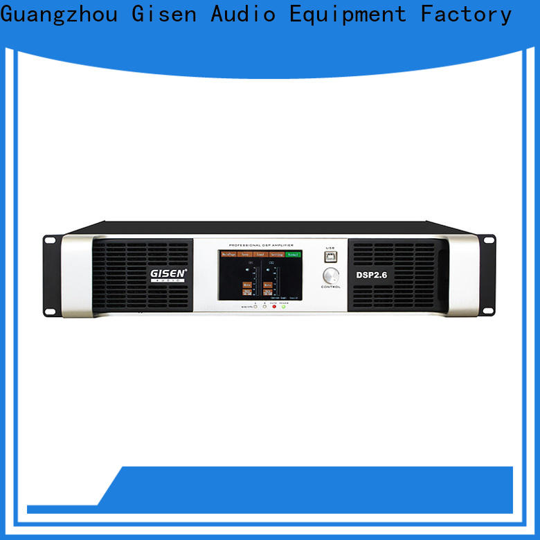 Gisen 8ohm dsp power amplifier supplier