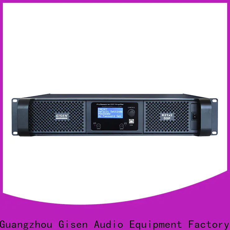 Gisen 2100wx2 best power amplifier in the world supplier for stage