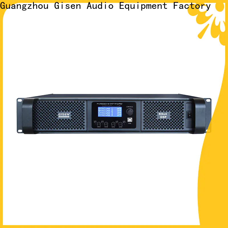 Gisen touch screen homemade audio amplifier supplier for stage