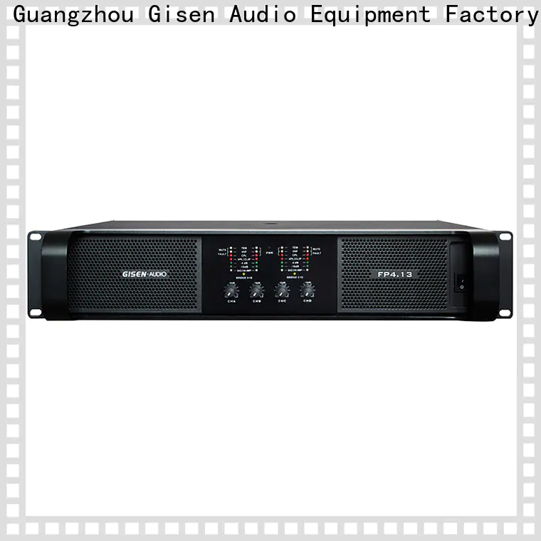Gisen 4x1300w professional amplifier one-stop service supplier for performance