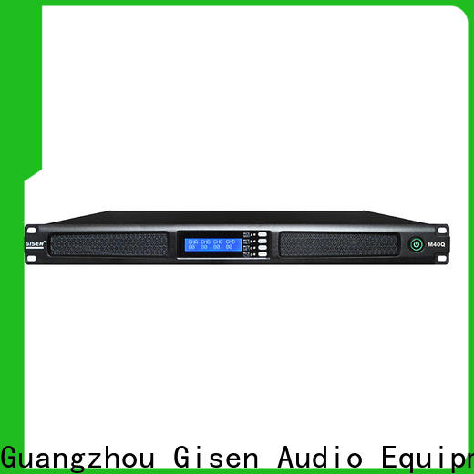 Gisen 2channel professional power amplifier supplier for venue