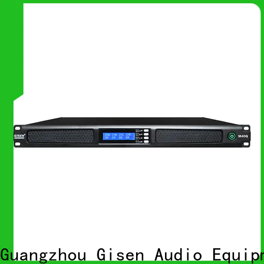 Gisen 2channel professional power amplifier supplier for venue