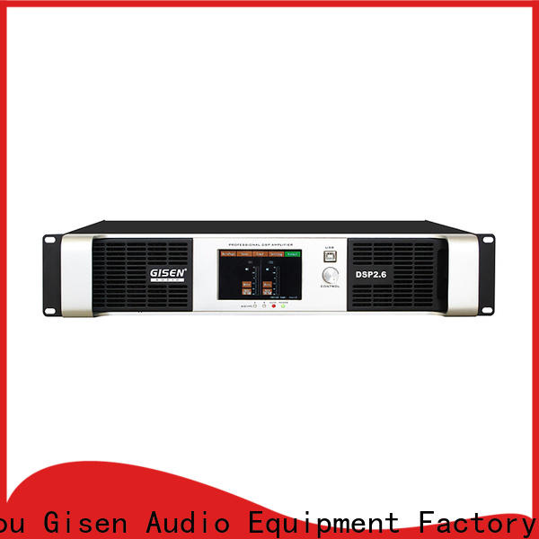 Gisen professional dsp amplifier supplier for performance