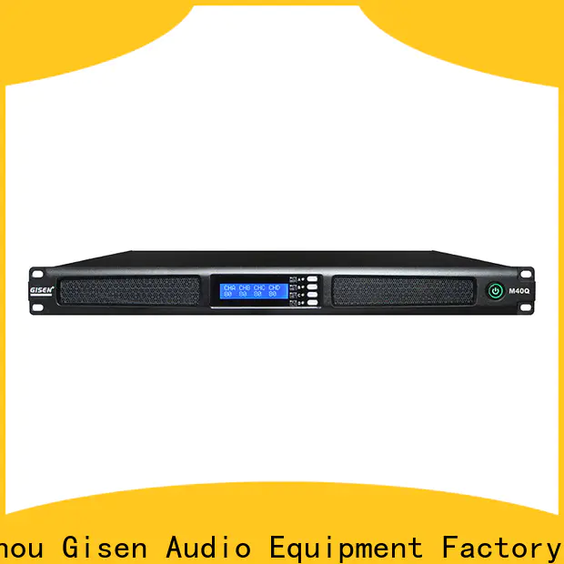 Gisen new model 4 channel amplifier supplier for entertainment club