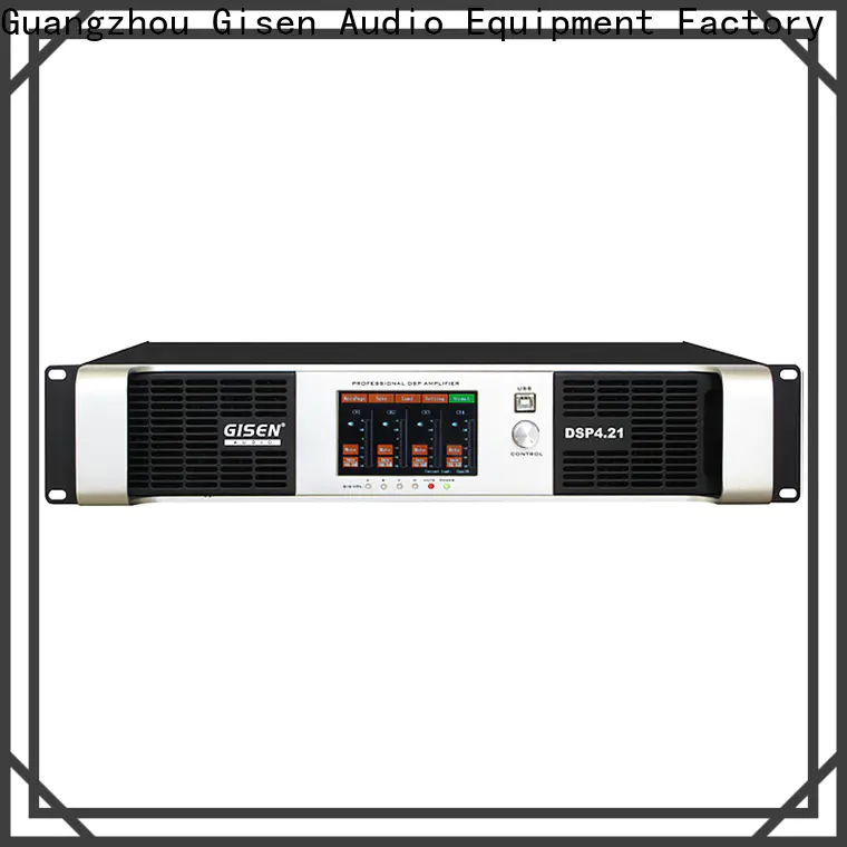 multiple functions dj power amplifier 2100wx2 factory for venue