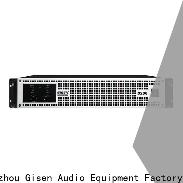 Gisen guangzhou class d power amplifier wholesale for entertaining club
