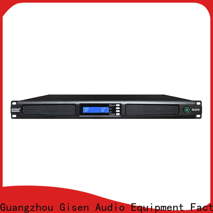 Gisen new model 4 channel power amplifier wholesale for entertainment club