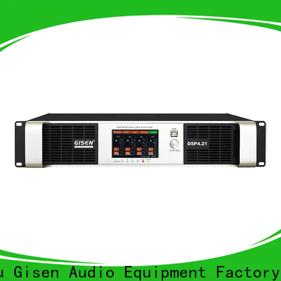 Gisen 2 channel amplifier sound system wholesale