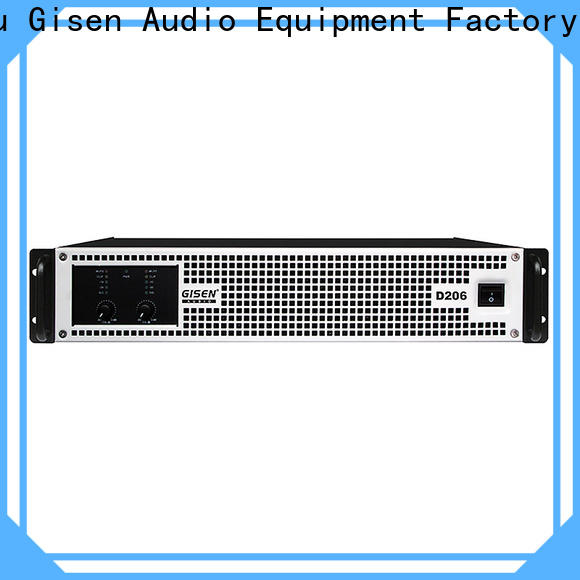 Gisen 2100wx2 class d amplifier supplier for entertaining club