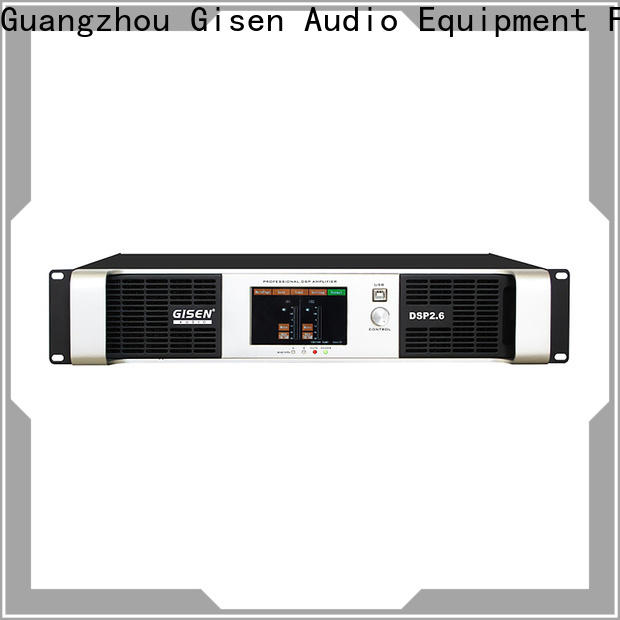Gisen multiple functions desktop audio amplifier supplier for stage