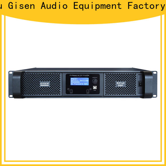 Gisen power multi channel amplifier manufacturer for stage