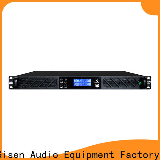 Gisen professional dsp amplifier manufacturer for stage