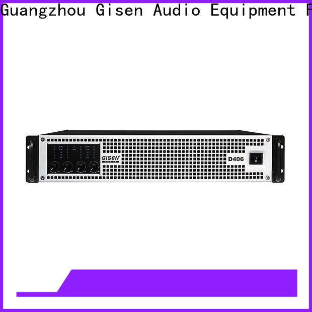 Gisen guangzhou class d digital amplifier manufacturer for stadium