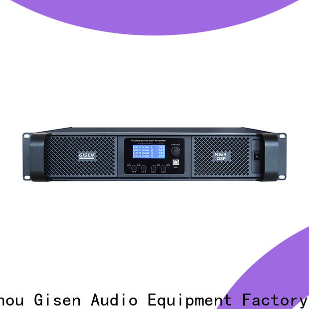 Gisen 2 channel 1u amplifier factory for performance