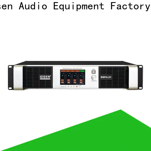 Gisen touch screen dj power amplifier wholesale for stage