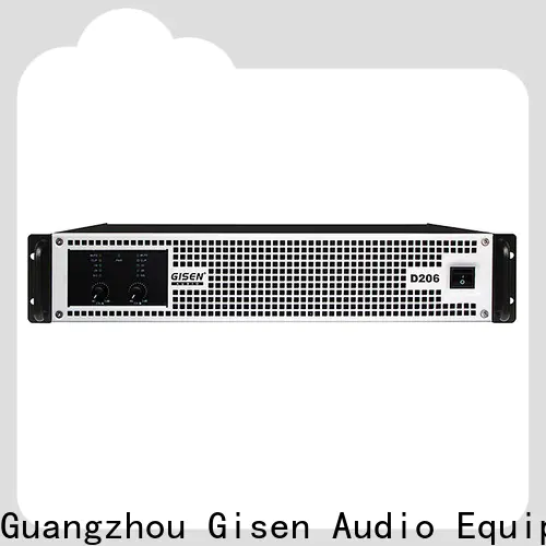 Gisen advanced class d stereo amplifier fast delivery for stadium