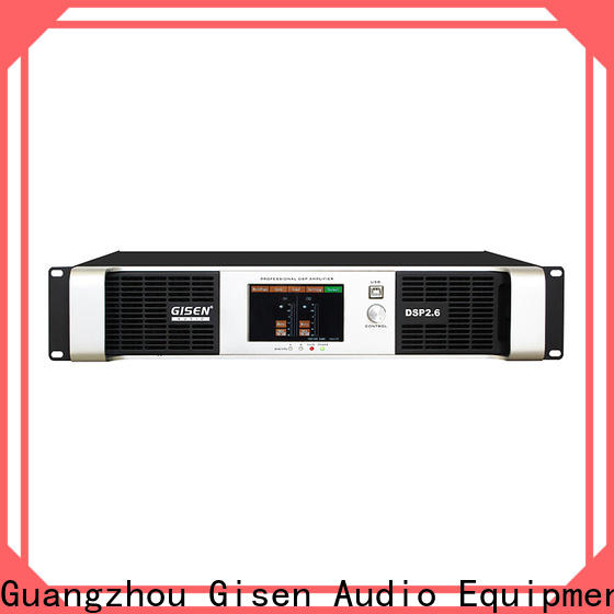 Gisen touch screen dj power amplifier supplier