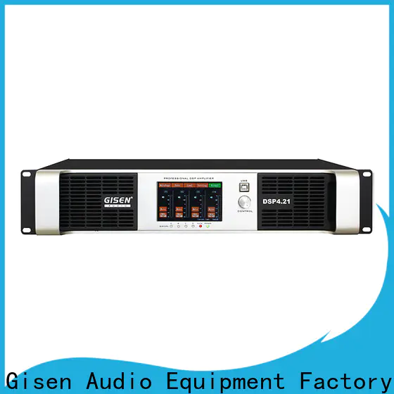 Gisen high quality dsp amplifier supplier for various occations