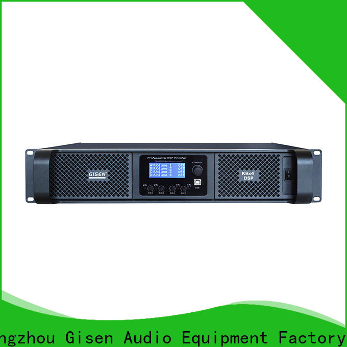 Gisen professional dj power amplifier supplier for stage