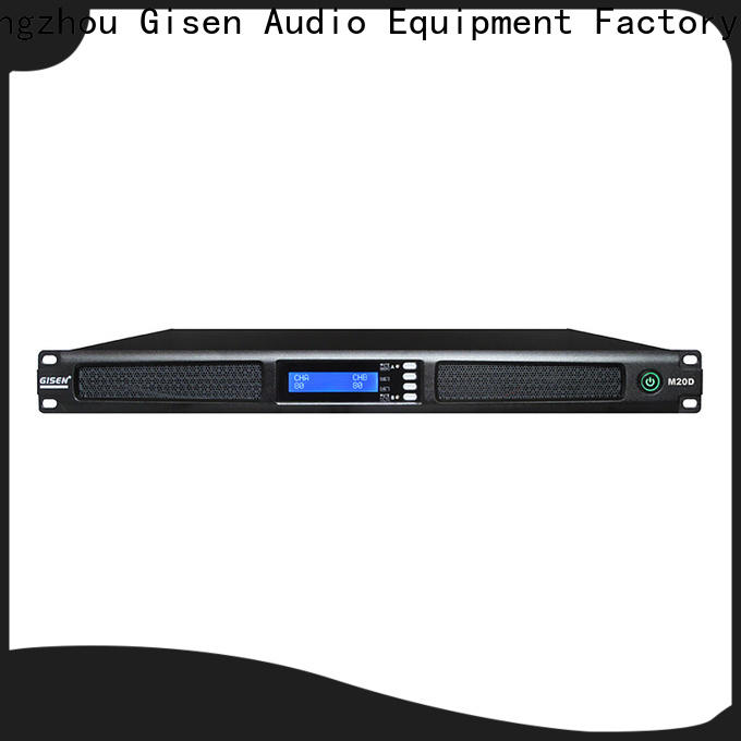 Gisen 4 channel audio amplifier wholesale for entertainment club