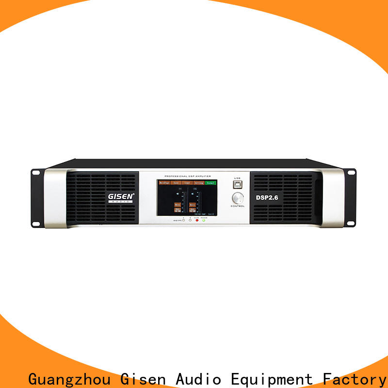 Gisen professional multi channel amplifier factory