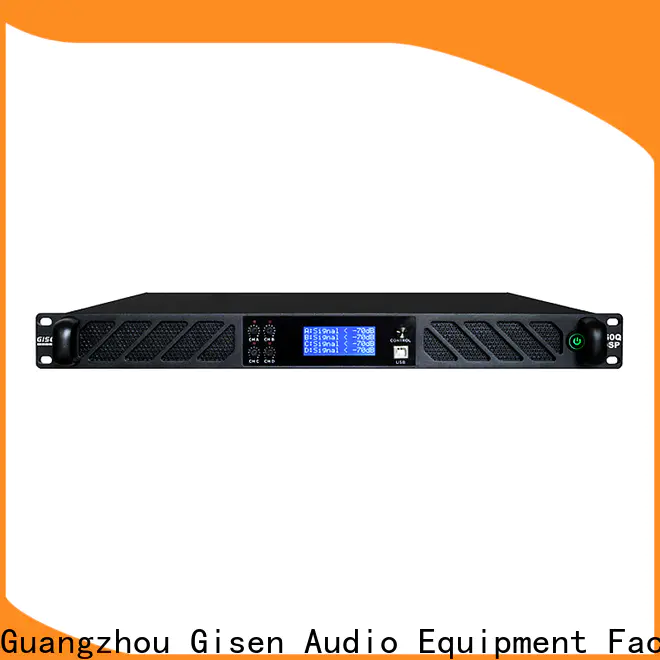 Gisen power dsp power amplifier supplier for venue