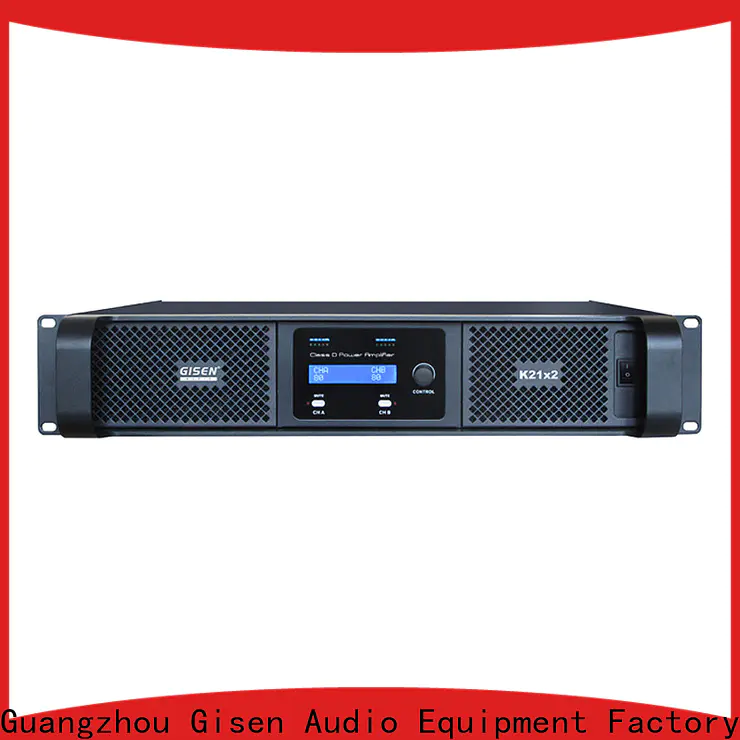 Gisen high efficiency home stereo power amplifier manufacturer for stadium