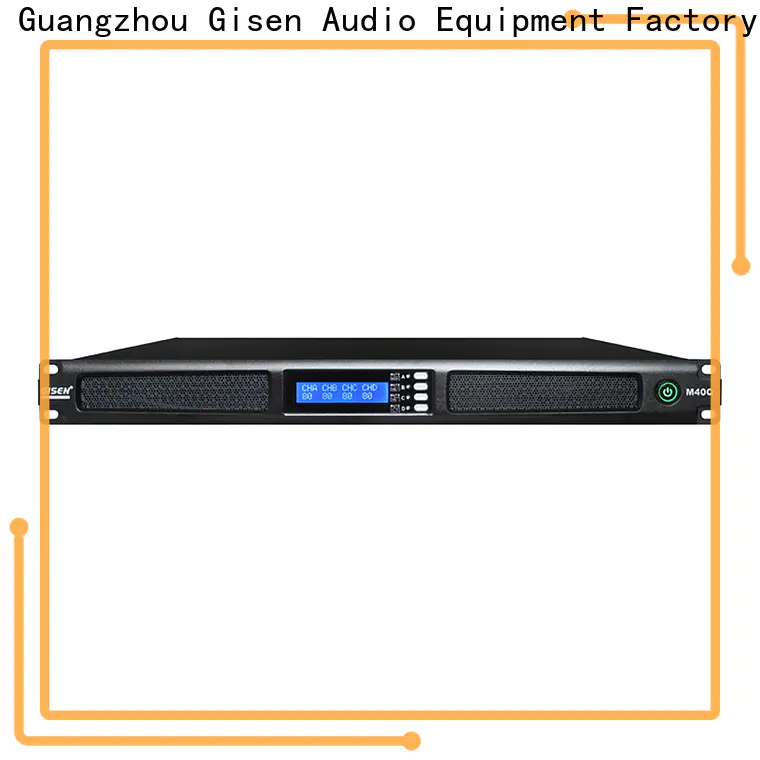 Gisen new model professional amplifier wholesale for venue