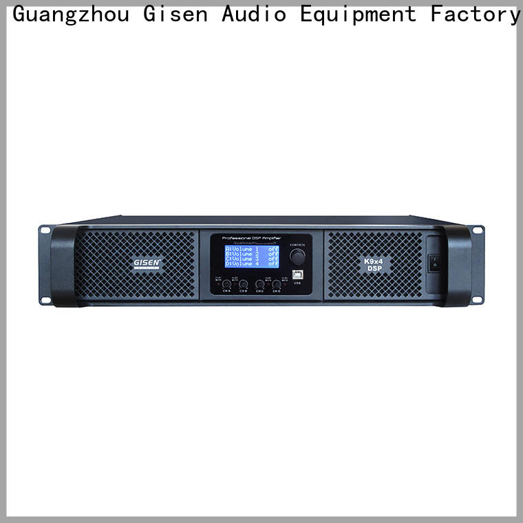 Gisen german multi channel amplifier factory for performance