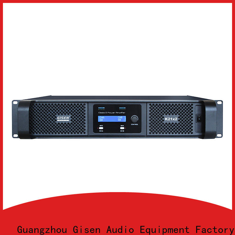 Gisen high efficiency digital audio amplifier manufacturer for meeting