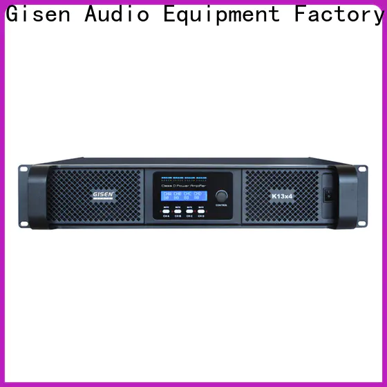 Gisen advanced top 10 power amplifiers fast delivery for stadium
