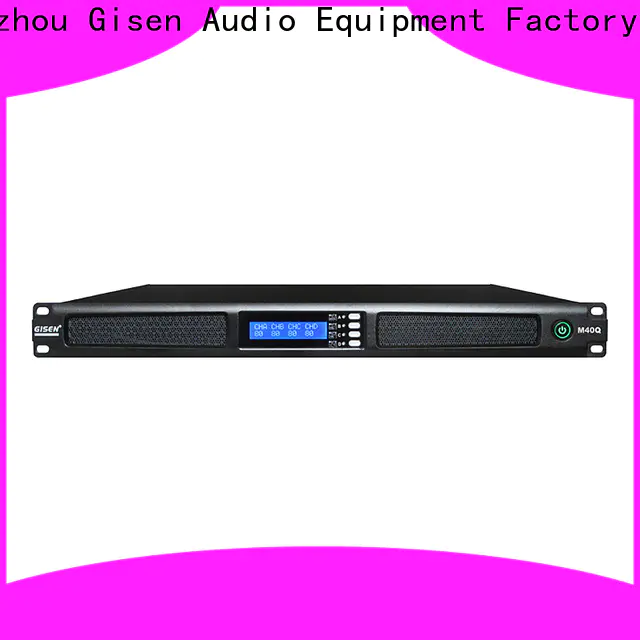 Gisen new model 4 channel amplifier series for entertainment club