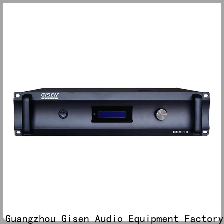 Gisen oem odm stereo power amplifier exporter for ktv