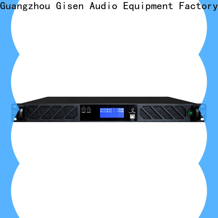 Gisen 2100wx4 1u amplifier manufacturer for performance