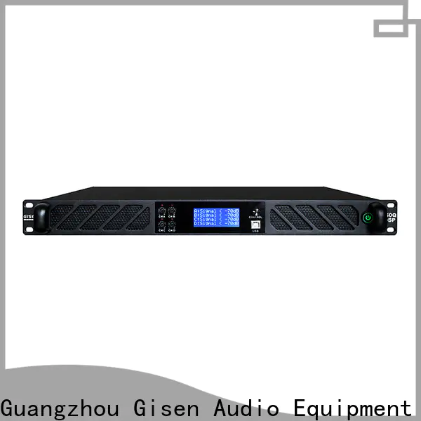 Gisen professional dsp power amplifier supplier