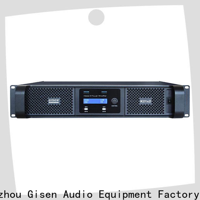 Gisen 2100wx2 class d audio amplifier wholesale for entertaining club
