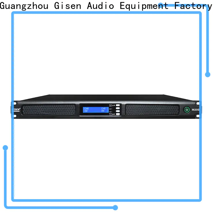 Gisen new model power amplifier manufacturer for entertainment club