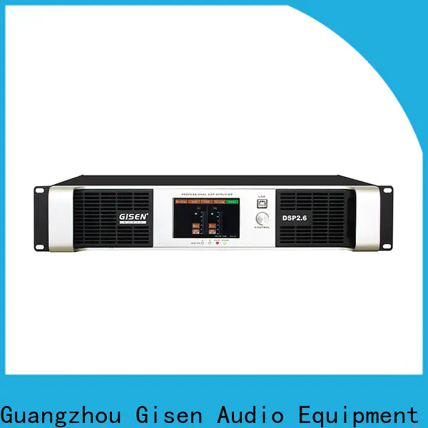 Gisen high quality best power amplifier in the world manufacturer for venue