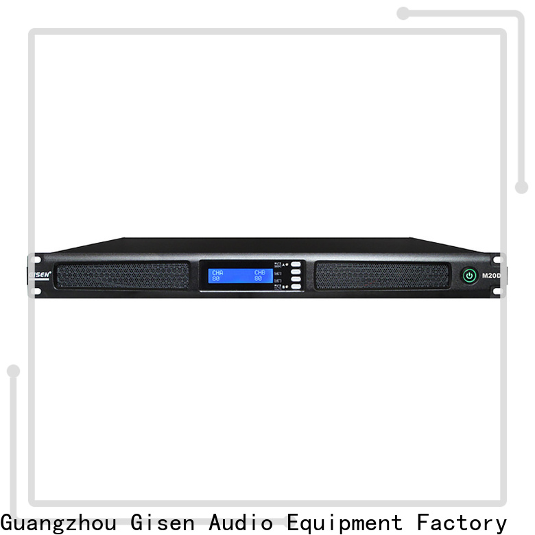 Gisen class 4 channel power amplifier wholesale for entertainment club