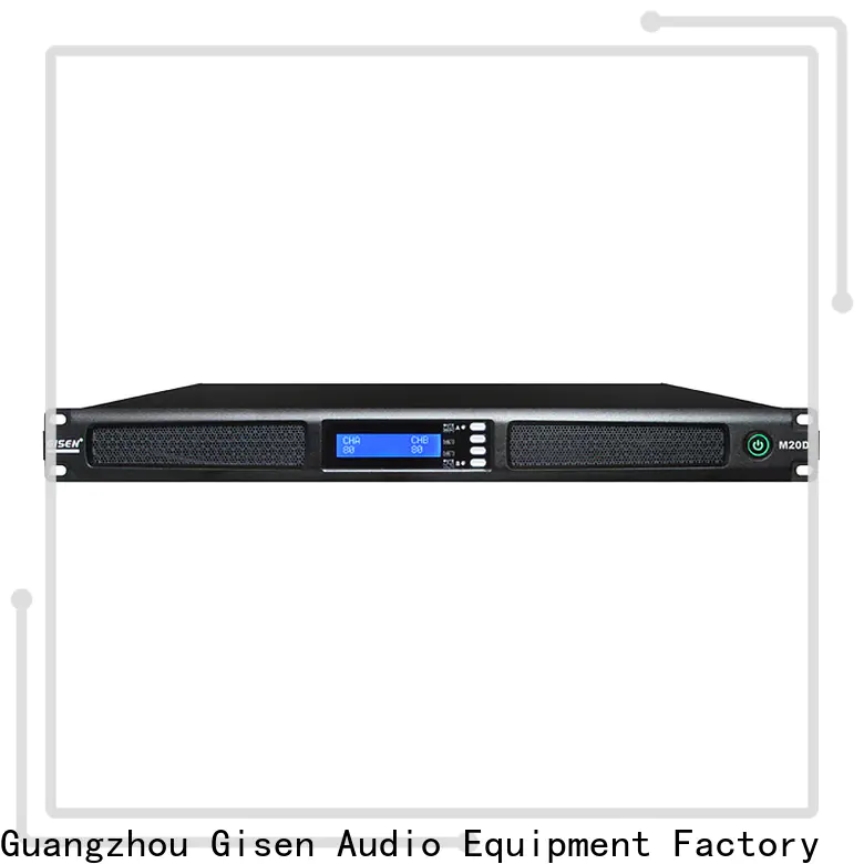 Gisen class 4 channel power amplifier wholesale for entertainment club