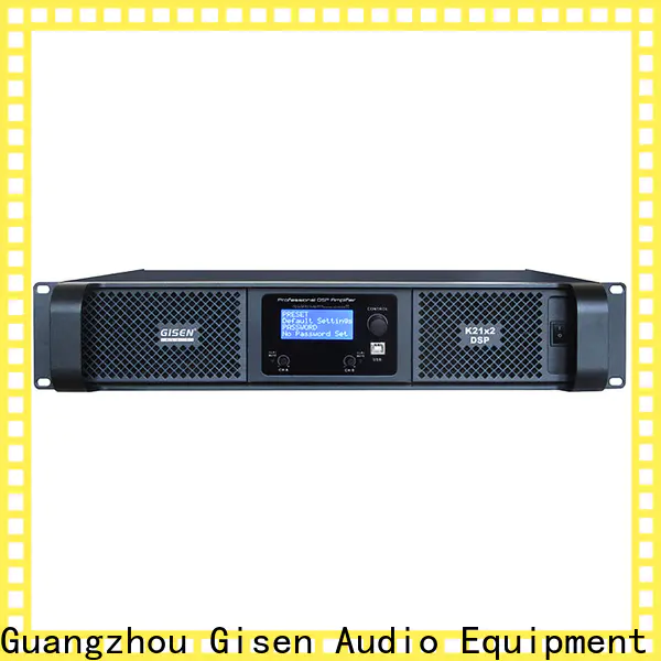 Gisen multiple functions amplifier power manufacturer for stage