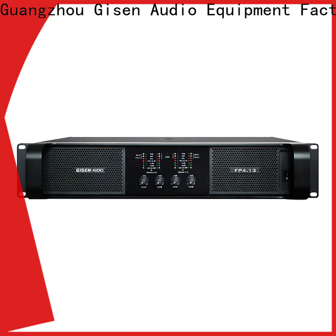 Gisen unbeatable price stereo amplifier one-stop service supplier for vocal concert
