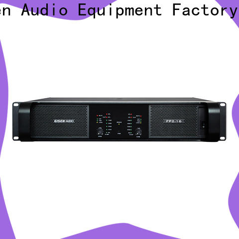 Gisen 4x1300w stereo amplifier one-stop service supplier for performance