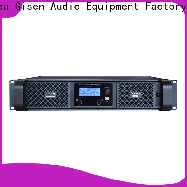 Gisen high quality homemade audio amplifier factory for stage
